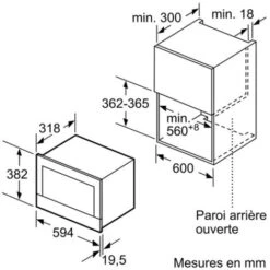 Microonde Da Incasso 21l 900w Acciaio Inox / Nero - Bf634lgs1 - Siemens -Negozio Di Elettrodomestici 70416412 4