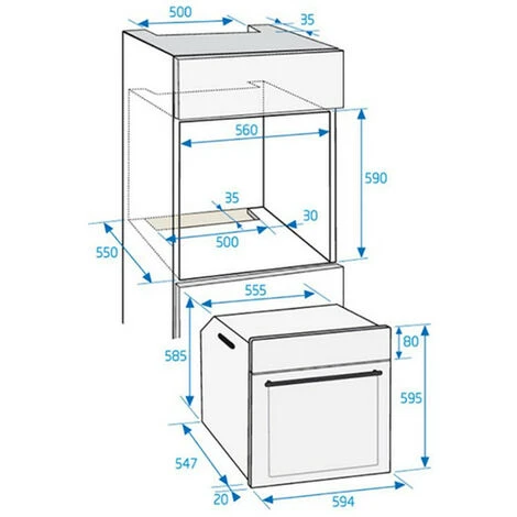 Forno Multifunzione Da Incasso 80l 60cm Inox/pirolisi Nero - Bvm35400xps - Beko 6 Forno Multifunzione Da Incasso 80l 60cm Inox/pirolisi Nero - Bvm35400xps - Beko - immagine 4