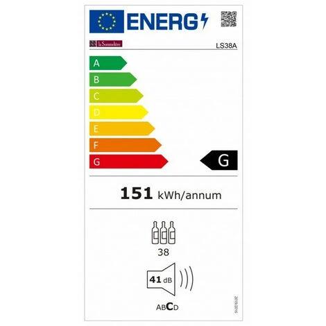 Cantina Di Servizio Da 38 Bottiglie - Ls38a - La Sommelière 4 Cantina Di Servizio Da 38 Bottiglie - Ls38a - La Sommelière - immagine 2
