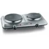 Severin DK 1014 Fornello Con Doppia Piastra Elettrica Da 15 Cm E 18 Cm 2500W, Fornello In Acciaio, Fornello Campeggio Resistente Alle Temperature Con Termostato Regolabile, Argento 2 Severin DK 1014 Fornello Con Doppia Piastra Elettrica Da 15 Cm E 18 Cm 2500W, Fornello In Acciaio, Fornello Campeggio Resistente Alle Temperature Con Termostato Regolabile, Argento -Negozio Di Elettrodomestici 70804549 1