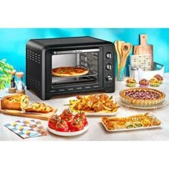 Moulinex Optimo Forno Elettrico 39 L Nero Calore Girevole 6 Modalità Di Cottura Pizza Pane Torte Pasticcerie 2000 W Termostato 240° Funzione Scongelamento OX487810 -Negozio Di Elettrodomestici 70870939 3