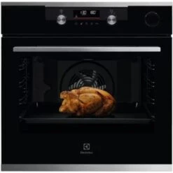 ELECTROLUX KOCDH76X Forno Elettrico Da Incasso Ventilato Multifunzione Con Grill 72 Litri 60 Cm Classe A+ Funzione Pizza E Vapore Colore Nero