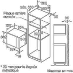 Microonde Da Incasso 20l 800w - Bfl520ms0 - Bosch -Negozio Di Elettrodomestici 71772663 4