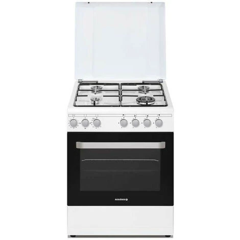 Cucina A Gas 63l 4 Luci Bianca - Rgg663csw/e - Rosieres 3 Cucina A Gas 63l 4 Luci Bianca - Rgg663csw/e - Rosieres