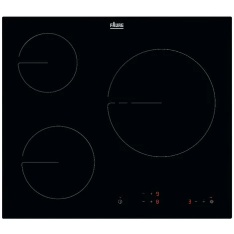 Piano Cottura A Induzione 60cm 3 Fuochi - FHRN639K - Faure 3 Piano Cottura A Induzione 60cm 3 Fuochi - FHRN639K - Faure