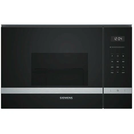 Siemens BE525LMS0 Forno Microonde Da Incasso Capacità 20 Litri Potenza 800 Watt Colore Acciaio Inox 3 Siemens BE525LMS0 Forno Microonde Da Incasso Capacità 20 Litri Potenza 800 Watt Colore Acciaio Inox