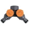 Presa A Doppio Rubinetto 3/4 F + Due Innesti Maschi Papillon -Negozio Di Elettrodomestici 763462 1