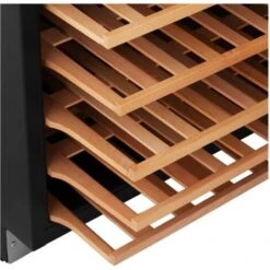 Cantinetta Frigo Per Vino 46 Bottiglie LED 135 L Nera, Argento -Negozio Di Elettrodomestici 77083019 3