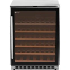 Cantinetta Frigo Per Vino 46 Bottiglie LED 135 L Nera, Argento -Negozio Di Elettrodomestici 77083019 5