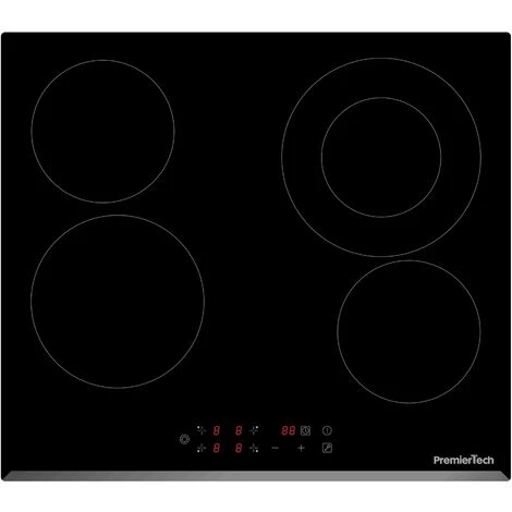PT-PC4C PremierTech Piano Cottura 4 Fuochi Vetroceramica 60cm Elettrico Da Incasso Display Led Touch Control Vetro Front Smussato 7 PT-PC4C PremierTech Piano Cottura 4 Fuochi Vetroceramica 60cm Elettrico Da Incasso Display Led Touch Control Vetro Front Smussato - immagine 5