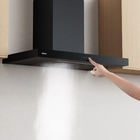 Cappa Aspirante Ciarra 90cm 650m3/h 4 Velocità Booster - LED Dimmerabile - Colore Nero- CD9102B 5 Cappa Aspirante Ciarra 90cm 650m3/h 4 Velocità Booster - LED Dimmerabile - Colore Nero- CD9102B - immagine 3