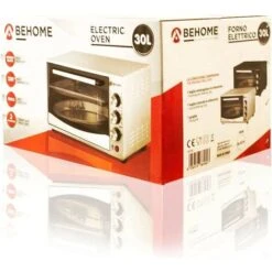 Forno Fornetto Elettrico Ventilato 30 Litri Smaltato 320 Gradi Doppio Vetro Luce Grigio -Negozio Di Elettrodomestici 78382692 3