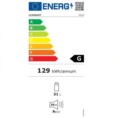 Cantinetta Di Servizio Da 12 Bottiglie - CC12 - Climadiff 4 Cantinetta Di Servizio Da 12 Bottiglie - CC12 - Climadiff - immagine 2