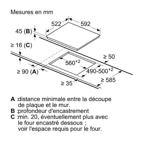 Piano Cottura In Vetroceramica 60cm 4 Fuochi 6600w Nero - PKF611BB8E - Bosch 5 Piano Cottura In Vetroceramica 60cm 4 Fuochi 6600w Nero - PKF611BB8E - Bosch - immagine 3