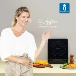 Aigostar BlueFire – Piastra A Induzione Portatile, Piano Cottura Portatile Con Pannello Touch. Fornello A Induzione Elettrico Fino A 240℃ E 2000W -Negozio Di Elettrodomestici 82172028 3