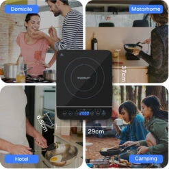 Aigostar BlueFire – Piastra A Induzione Portatile, Piano Cottura Portatile Con Pannello Touch. Fornello A Induzione Elettrico Fino A 240℃ E 2000W -Negozio Di Elettrodomestici 82172028 5