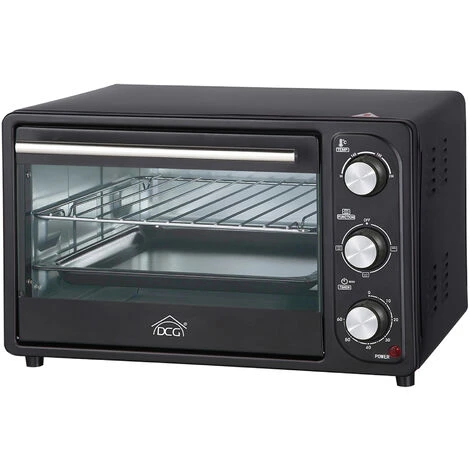 FORNO ELETTRICO VENTILATO 16 LITRI CON TERMOSTATO REGOLABILE DCG MB9803N 3 POSIZIONI DI COTTURA, 100°-230°, TIMER 60 MINUTI 2 FORNO ELETTRICO VENTILATO 16 LITRI CON TERMOSTATO REGOLABILE DCG MB9803N 3 POSIZIONI DI COTTURA, 100°-230°, TIMER 60 MINUTI