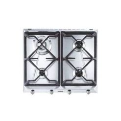Smeg SRV564GH3 Piano Cottura Acciaio Inossidabile Da Incasso 60 Cm Gas 4 Fornello(i)