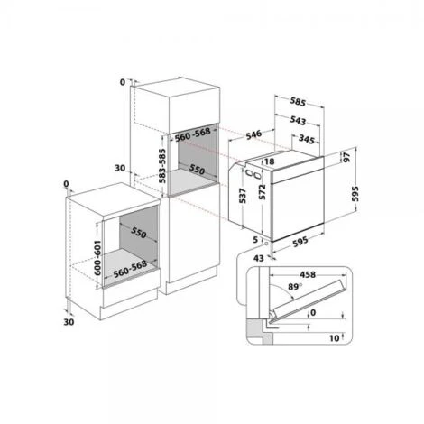 Hotpoint FIT 834 AV HA Forno 73 L A Beige 5 Hotpoint FIT 834 AV HA Forno 73 L A Beige - immagine 3