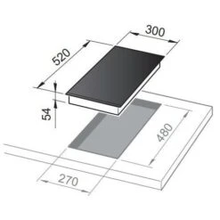 DeLonghi De’Longhi PIN 32 Piano Cottura Nero Da Incasso 30 Cm Piano Cottura A Induzione 2 Fornello(i) -Negozio Di Elettrodomestici 91987410 3