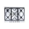 Smeg SRV576GH5 Piano Cottura Acciaio Inossidabile Da Incasso Gas 5 Fornello(i) -Negozio Di Elettrodomestici 91987471 1