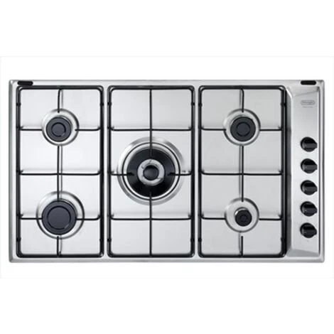 DeLonghi De’Longhi YAL 59 DD Piano Cottura Acciaio Inossidabile Da Incasso 86 Cm Gas 5 Fornello(i) 3 DeLonghi De’Longhi YAL 59 DD Piano Cottura Acciaio Inossidabile Da Incasso 86 Cm Gas 5 Fornello(i)