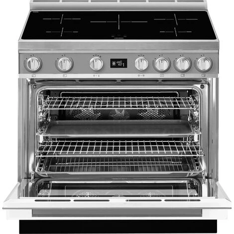 Smeg Cucina Elettrica Portofino CPF9IPYW 90 Cm Giallo 4 Smeg Cucina Elettrica Portofino CPF9IPYW 90 Cm Giallo - immagine 2