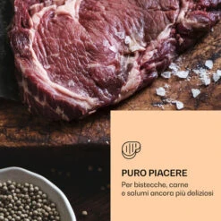 Klarstein Armadio Di Stagionatura Per La Carne - Steakhouse Pro 98 Onyx, 1 Zona, 98 L, 1-25 °C, Touch, Finestra Panoramica 9 Klarstein Armadio Di Stagionatura Per La Carne - Steakhouse Pro 98 Onyx, 1 Zona, 98 L, 1-25 °C, Touch, Finestra Panoramica -Negozio Di Elettrodomestici 94662191 3