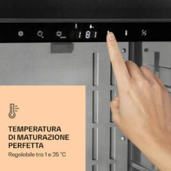 Klarstein Armadio Di Stagionatura Per La Carne - Steakhouse Pro 98 Onyx, 1 Zona, 98 L, 1-25 °C, Touch, Finestra Panoramica 10 Klarstein Armadio Di Stagionatura Per La Carne - Steakhouse Pro 98 Onyx, 1 Zona, 98 L, 1-25 °C, Touch, Finestra Panoramica -Negozio Di Elettrodomestici 94662191 4