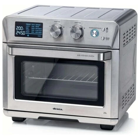 Ariete 4629 Airy Fryer 25 Litri Friggitrice Ad Aria E Forno 1700 W 15 Funzioni Di Cottura Silver Mod. 4629/11 3 Ariete 4629 Airy Fryer 25 Litri Friggitrice Ad Aria E Forno 1700 W 15 Funzioni Di Cottura Silver Mod. 4629/11