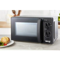 Forno Fornetto Microonde Elettrico 20Lt 700W 6 Livelli Di Potenza Timer Nero 10 Forno Fornetto Microonde Elettrico 20Lt 700W 6 Livelli Di Potenza Timer Nero -Negozio Di Elettrodomestici 97144801 4