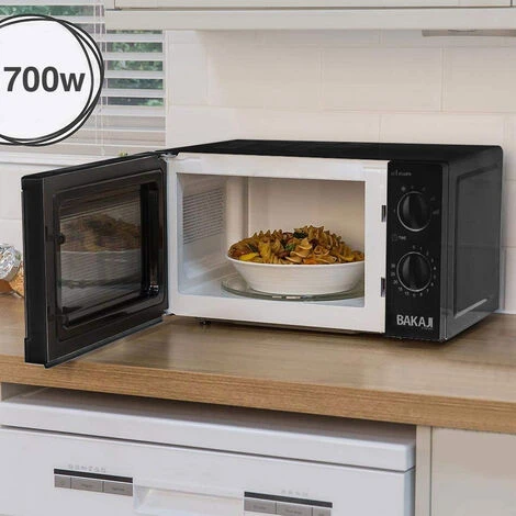 Forno Fornetto Microonde Elettrico 20Lt 700W 6 Livelli Di Potenza Timer Nero 7 Forno Fornetto Microonde Elettrico 20Lt 700W 6 Livelli Di Potenza Timer Nero - immagine 5
