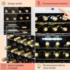 Klarstein Klarstein Shiraz 20 Uno - Frigorifero Per Vini, 53 L, 20 Bottiglie, Pannello Di Controllo Touch, 5-18°C 11 Klarstein Klarstein Shiraz 20 Uno - Frigorifero Per Vini, 53 L, 20 Bottiglie, Pannello Di Controllo Touch, 5-18°C -Negozio Di Elettrodomestici 97203169 5