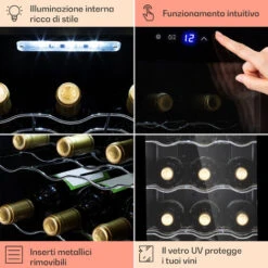 Klarstein Barolo 12 Uno - Frigorifero Per Vini, 37 L, 12 Bottiglie, 11-18 °C, SingleZone 11 Klarstein Barolo 12 Uno - Frigorifero Per Vini, 37 L, 12 Bottiglie, 11-18 °C, SingleZone -Negozio Di Elettrodomestici 99449454 5