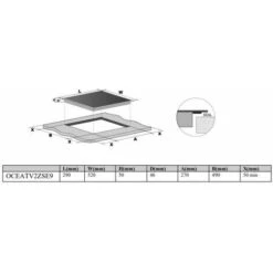OCEANIC - Piano Cottura In Vetroceramica In Ceramica - 2900 W. -Negozio Di Elettrodomestici 99459471 4