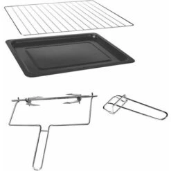 CONTINENTAL EDISON CEMF38DIG - Miniforno Elettrico 38L Nero - 1600W - Girarrosto, Convezione Naturale -Negozio Di Elettrodomestici 99472561 5