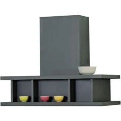 Cappa Aspirante INDUSTRIAL STYLE In Acciaio Inox Brunito Cm 90